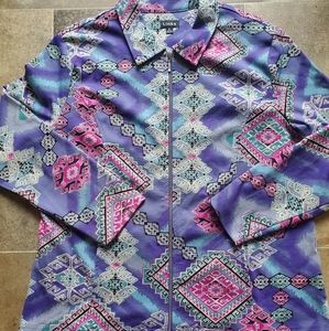 Aztec Print Jacket